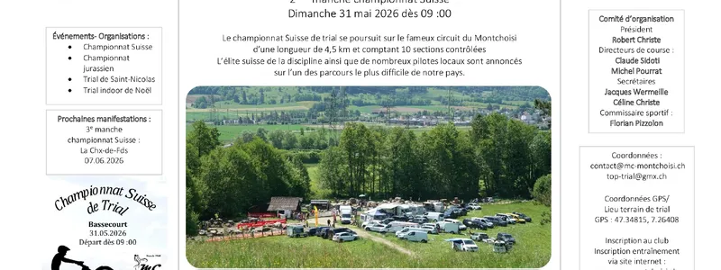 Posters Moto-Club Bassecourt 2026