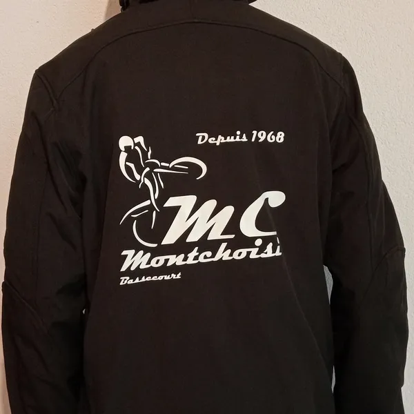 Veste capuche dos du club